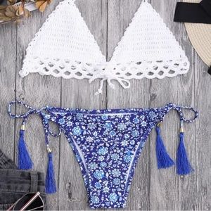 2 piece crochet bikini set